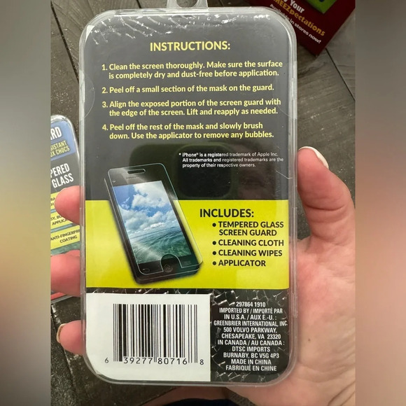 Shatter‎ Resistant Screen Guard Tempered Glass Fits iPhone XS Max (lot Of 3) - Picture 3 of 3